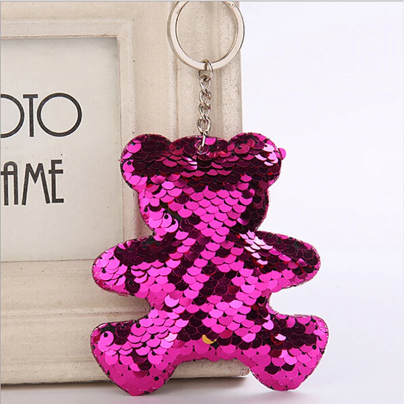 1PCS Colorful Cute Sequin Pom Pom Key Pendant Stuffed Unicorn Doll Kids Toys Girls Bag Hang Pendant Key Chain Speelgoed Gift 1PCS Colorful Cute Sequin Pom Pom Key Pendant Stuffed Unicorn Doll Kids Toys Girls Bag Hang Pendant Key Chain Speelgoed Gift