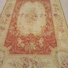 5'x8 ручной работы кружево шерстяные ковры, ручной работы новозеландской шерсти ковры светло-зеленый