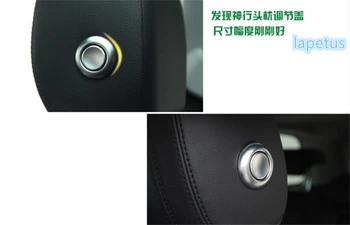

Lapetus Seat Head Rest Headrest Adjustment Button Decoration Frame Cover Trim For Jaguar XF 2016 2017 2018 2019 ABS Matte Style