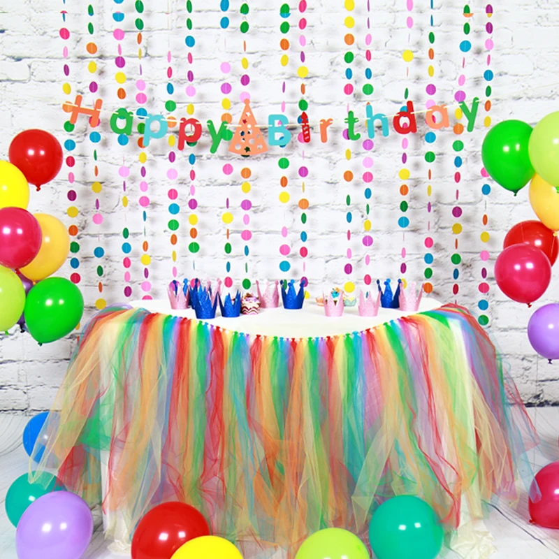 Paper Birthday  Decoration  Sets Happy Birthday  Banner Paper 