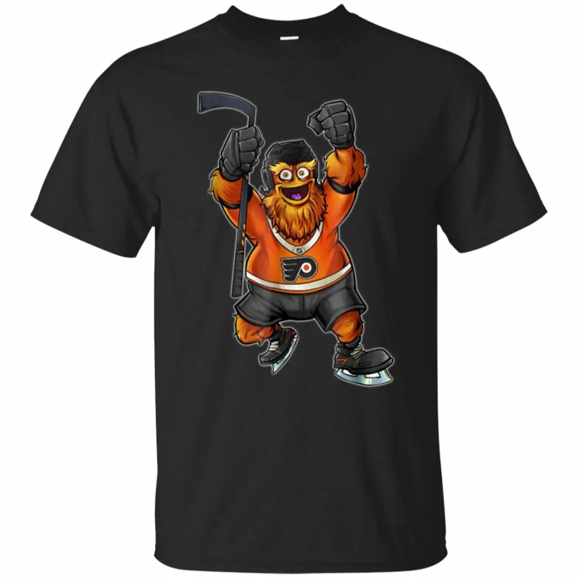 Keep It Gritty Philadelphia Hockey Mascot Tee Gift Men Women T-Shirt Black Cartoon men Unisex New Fashion tshirt free shipping