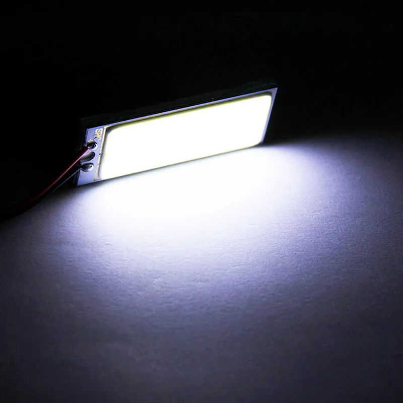 1 шт. большая акция белый T10 36 Smd Cob Led Панель авто Интерьер Чтение карта лампа