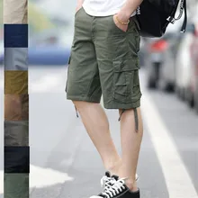 Стиль лето Для мужчин Рубашки домашние мульти-карман камуфляж Для мужчин S Шорты для женщин Повседневное свободные колен Для мужчин s брюки-карго Шорты для женщин размеры 29-44