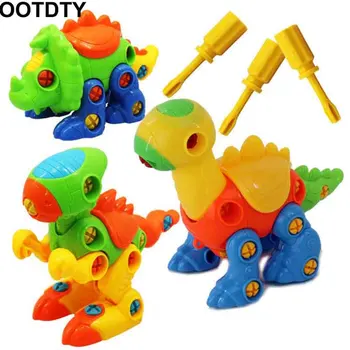 

Dinosaur Take Apart Toys Puzzle Screwing Blocks Construction Engineering STEM Learning Toy Dinosaur Building And Construction