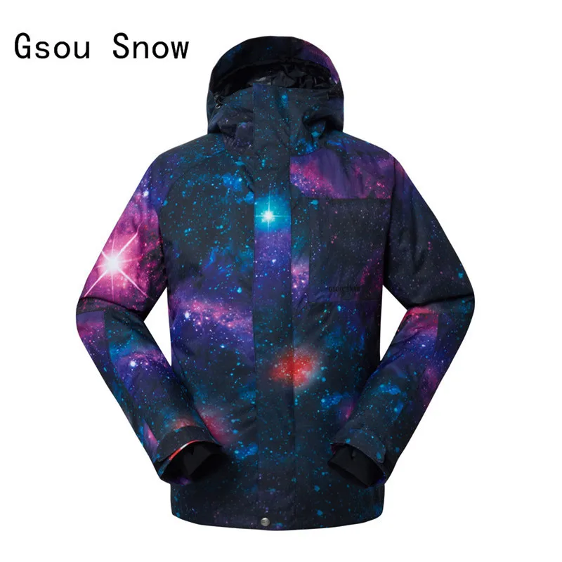 

Gsou Snow Band Windproof Waterproof Man Super Warm Clothing Outdoor Sport Wear Camping Riding Skiing Snowboard Thicken Thermal