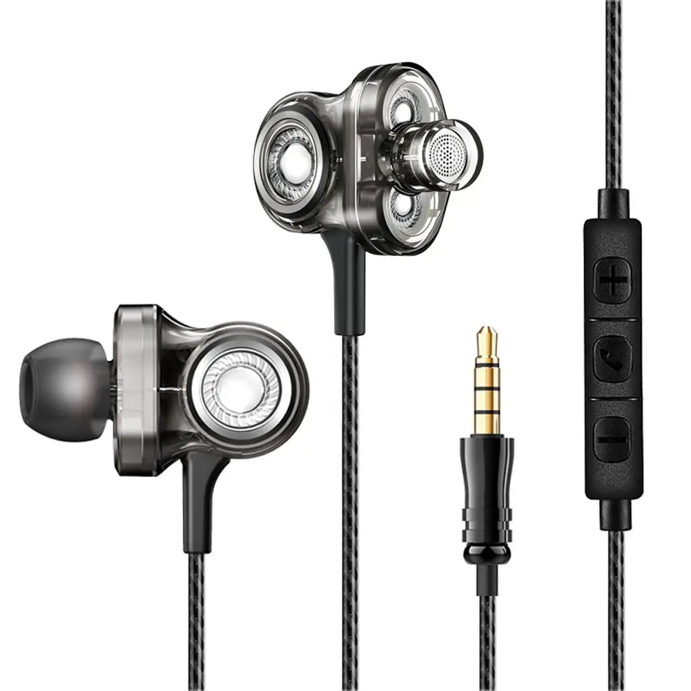 HobbyLane i8 3 5 мм проводные наушники 3DD 6 Drive HIFI стерео спортивные музыкальные бас DJ с