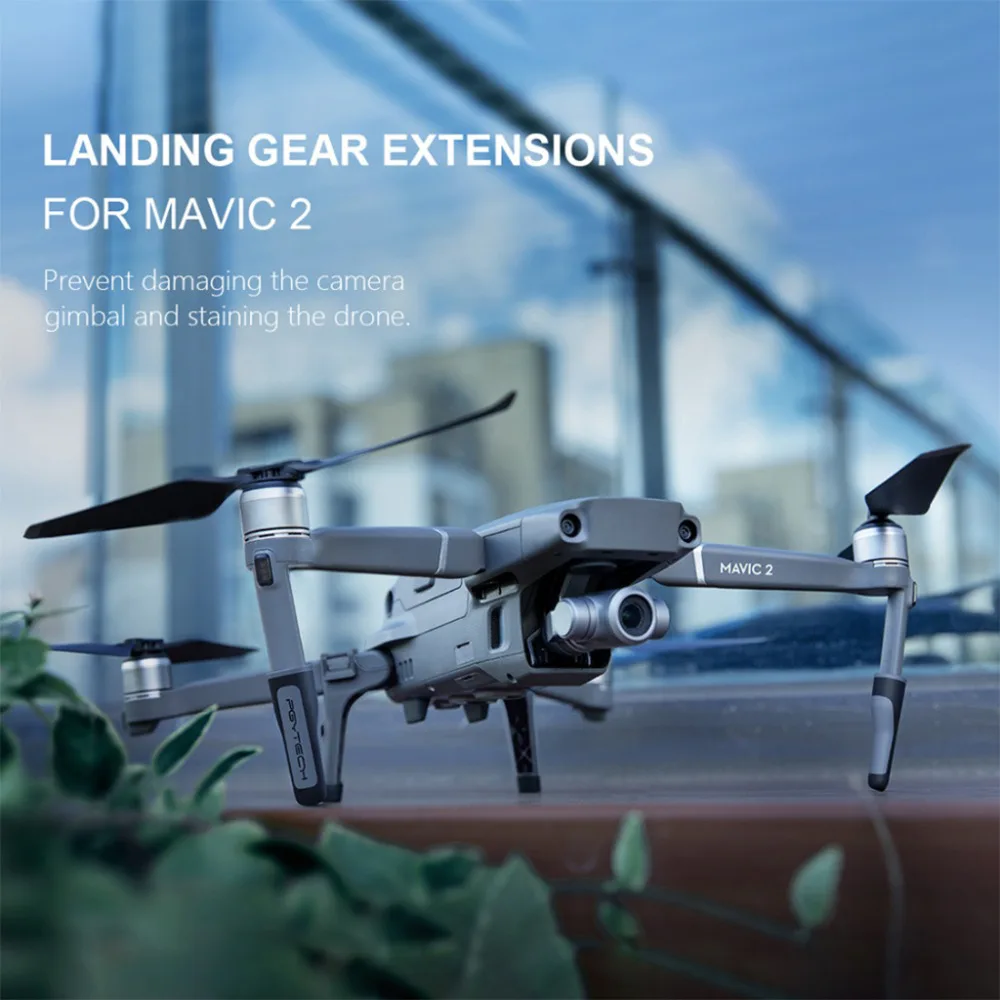 PGYTECH для DJI Mavic 2 Pro зум посадочное снаряжение подъемник с дистанционным