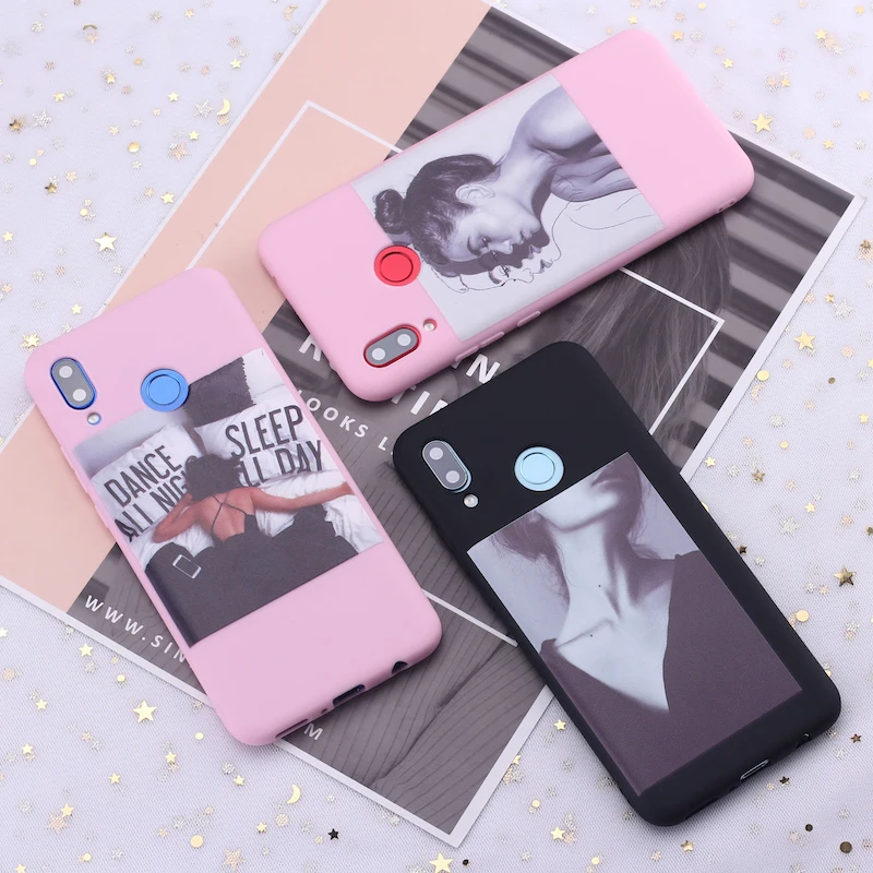 Для Xiaomi Mi Redmi Note 5 6 7 8 9 10 lite Pro Plus Girl Harajuku модный классный силиконовый чехол для