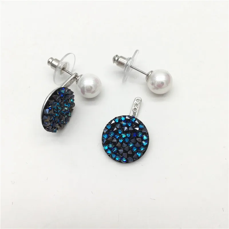 cristal dupla face brinco drusy brinco casacos
