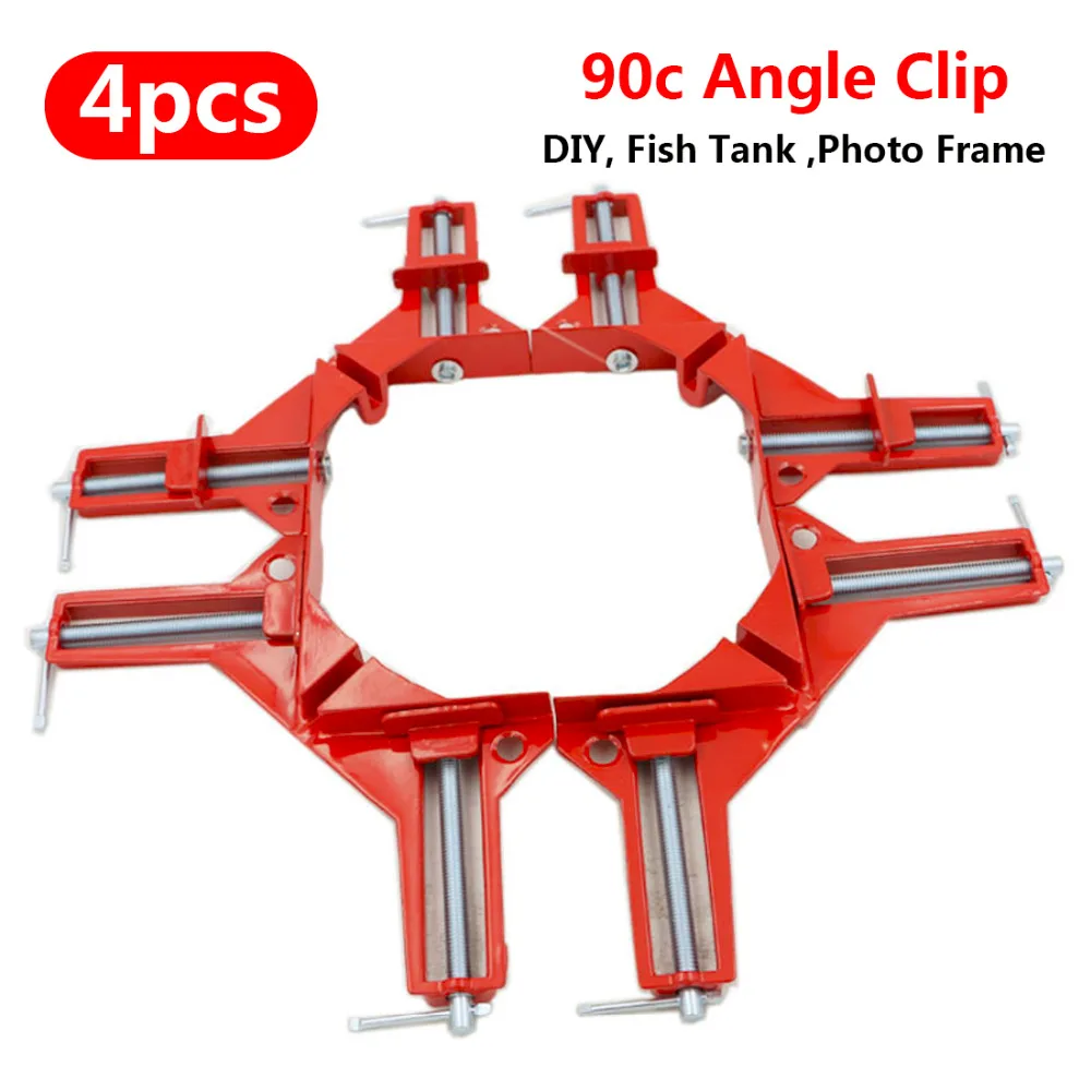 90 градусов угол зажим правый угол 4 шт. стиль деревообрабатывающий каркас зажим DIY Стекло новое поступление