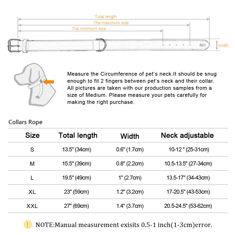 Мягкий кожаный ошейник для маленьких, средних и больших собак, s m l xl XXL, ошейники для больших собак, для питбуля, Лабрадора, немецкой овчарки