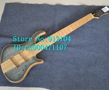 new Big John 6 strings fanned electric bass guitar in blue with elm body +EMS free shipping F-3063