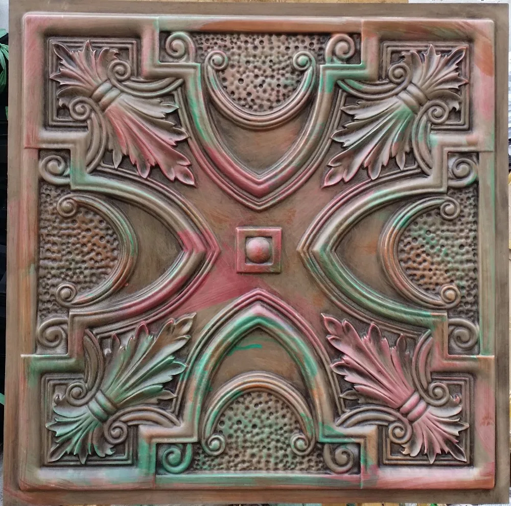PL11 Faux tin Plastic wall panels 3D wall panels store ...