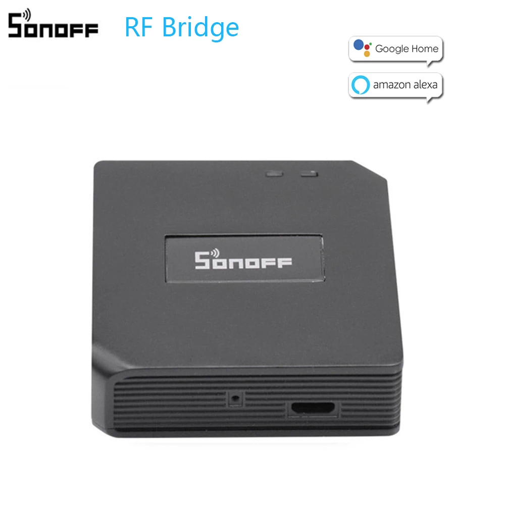 

Sonoff RF Bridge 433MHz Replacement Home Automation Module Universal Switch Intelligent Domotica Wi-Fi Remote RF Controller