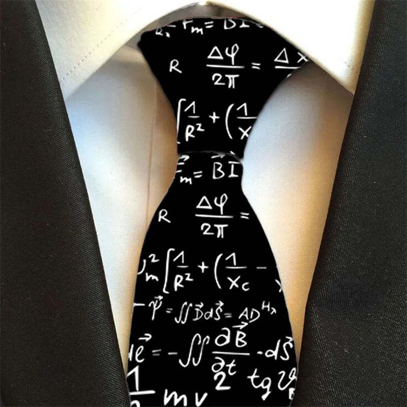 Men's Fashion Plaid Ties 8cm Black Creative Novelty Necktie 3D Printed Tie For Men Funny Party Wedding Accessories neck tie