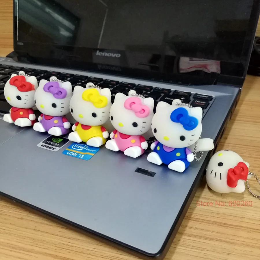 Креативный usb флеш-накопитель 128 ГБ, hello kitty, Usb флеш-накопитель 64 ГБ, флеш-накопитель 64 ГБ, флеш-накопитель 8 ГБ 16 ГБ 32 ГБ, мультяшный U диск, карта памяти