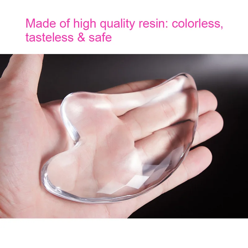 

1 Pcs Transparent Scraping Board Face Facial Massage Tools Beauty Health Massager @ME88