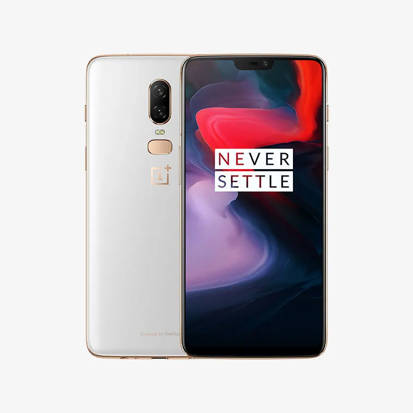 Оригинальная глобальная ПЗУ 6,2" полноэкранная Oneplus 6 Oneplus6 Snapdrago 845 двойная камера 6 ГБ/8 Гб ram 64 Гб/128 ГБ rom Две sim-карты NFC OTA - Цвет: Белый