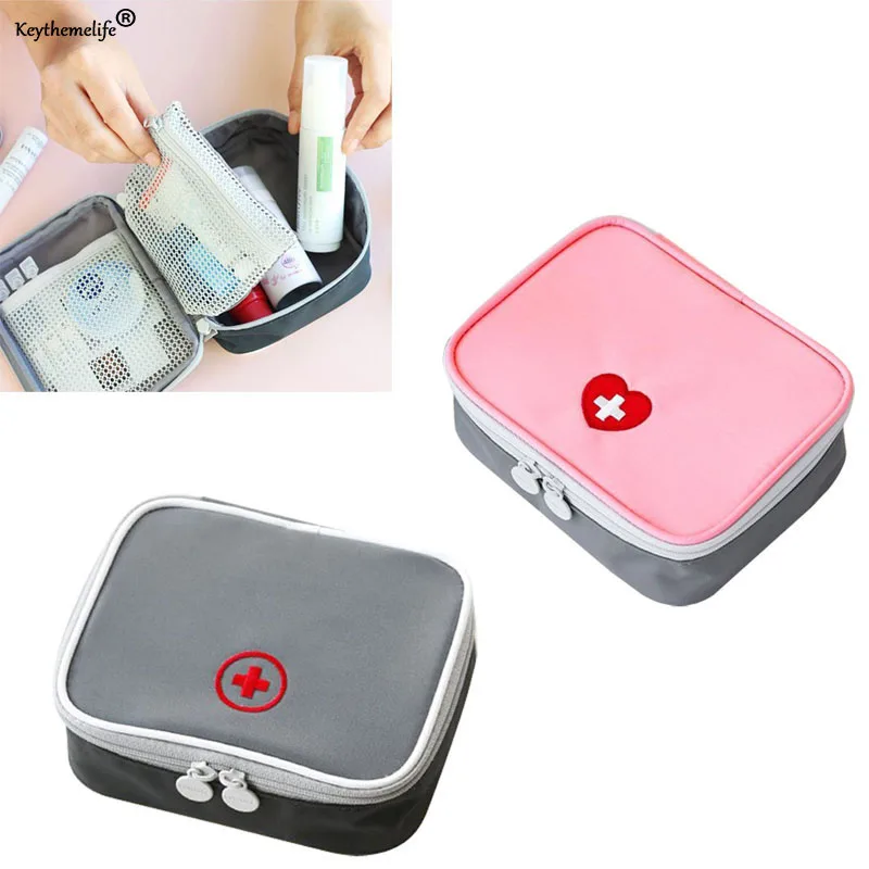 

Mini Outdoor First Aid Kit Bag Travel Portable Medicine Package Emergency Kit Bags Medicine Storage Bag 2C