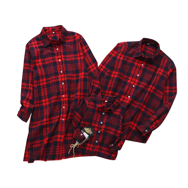 2018 spring family matching outfits plaid shirt for family clothing mom mother daughter son father christmas - Christmas Plaid Shirt 2018 spring family matching outfits plaid shirt for family clothing mom mother daughter son father christmas - Christmas Plaid Shirt