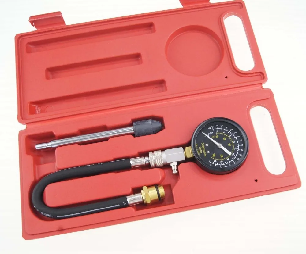 Vacuum Fuel Pump Compression Car Engine Test Gauge Tester Kit Toolin