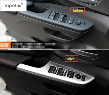

Lapetus Accessories Fit For Honda CRV CR-V 2013 - 2016 Inside Door Handle Panel Sticker Surround Window Switch Cover Kit Trim