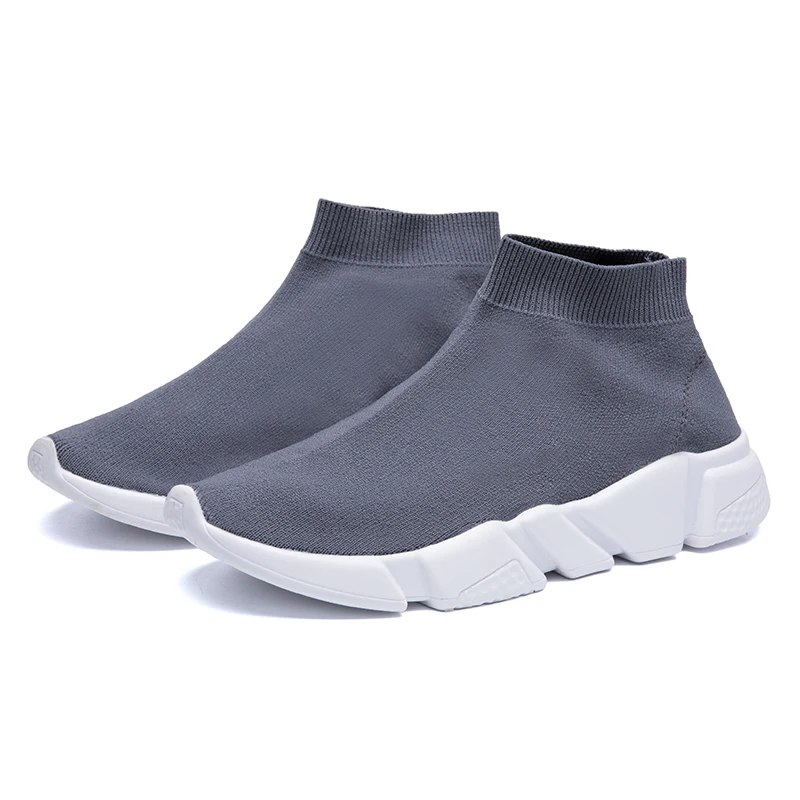 

Male High Top running shoes men sock sneakers black breathable sport jogging shoes male trainers zapatillas hombre deportiva
