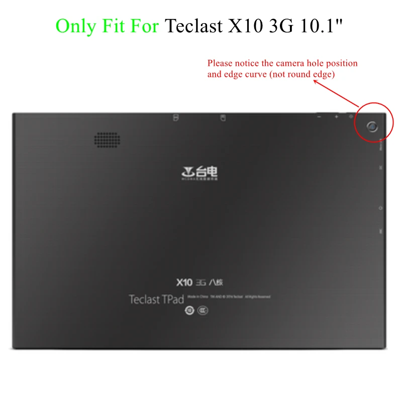 HD Clear 0,26 мм 2.5D Премиум Закаленное стекло экран протектор для Teclast X10 3g Octa Core 10," Tablet Защитная пленка