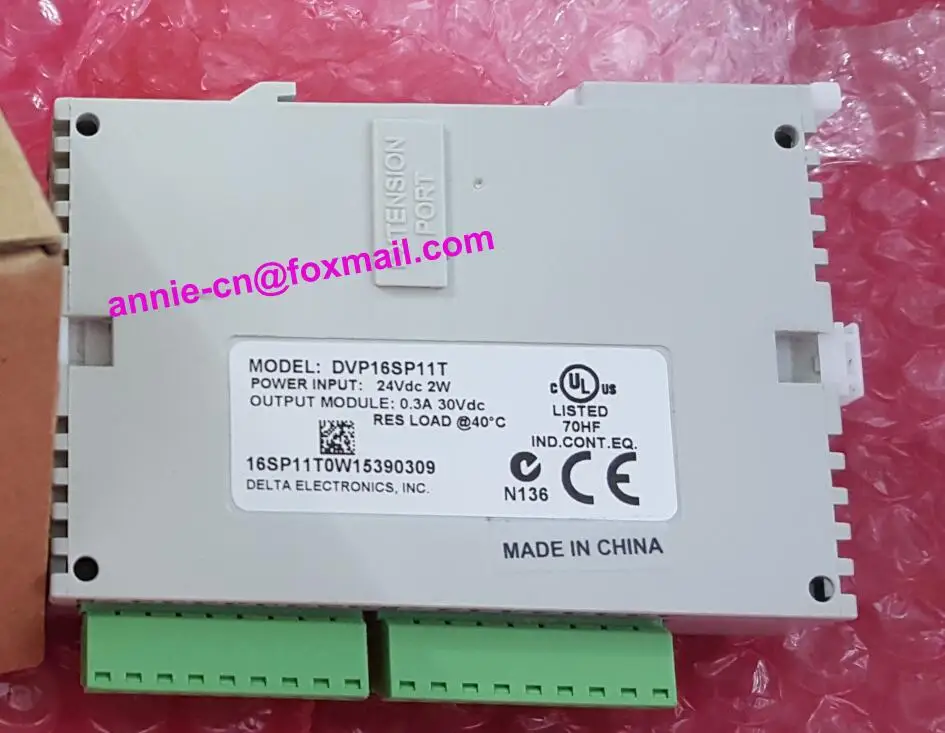 DVP16SP11T New and original DELTA PLC Extension module DVP-SS series , 16 point extension,8DI/8DO NPN transistor new original dvp08xn11t delta plc 8do transistor output digital module