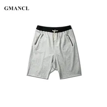 GMANCL мужские улица хип-хоп шнурок летние Шорты карман на молнии свободные высокое качество бермуды Homme Повседневное пляжные Шорты
