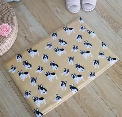 40*60 см Прекрасный товары для собак узор двери коврики гостиная ковры pet противоскользящий, для дома мягкий бархат