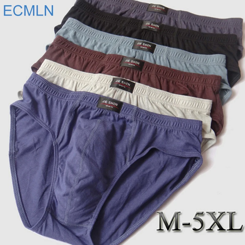 Cheapest ! 100 Cotton Mens Briefs XXXL Plus Size Men Underwear Panties