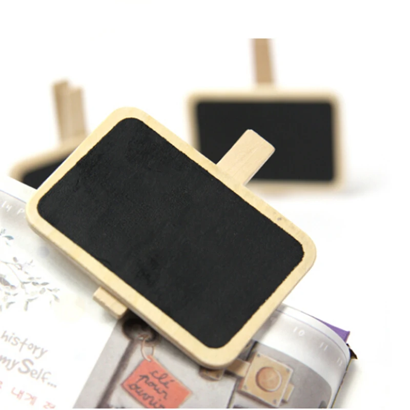Standing Wooden Photo Holder Card Paper Note Memo Clip Desk Decor | Канцтовары для офиса и дома