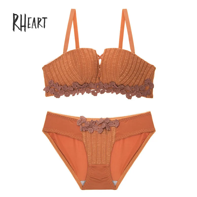 Женский комплект нижнего белья Roseheart красный кружевной бюстгальтер с подкладкой