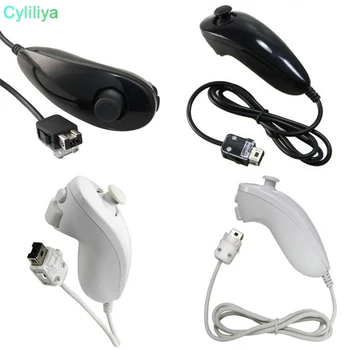 

100pcs colours Nunchunk Controller Remote for Nintend Wii Nunchunk Remote Controller Nunchuck Video Game Pad Accessory