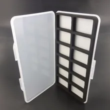 18,5x10,5x1,3 см водонепроницаемые рыболовные снасти коробки ABS Fly рыболовная приманка приманки рыболовный крючок Ящик для хранения