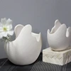 Venta Directa chino jarrón de porcelana Jingdezhen creatividad estilo moderno blanco jarrones de cerámica para la boda decoración del hogar regalo 5 ► Foto 3/6