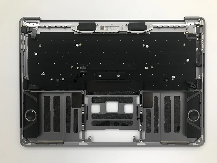 Сменный Чехол Space gray A1706 для MacBook Pro retina, 13 дюймов, A1706, подставка для рук, верхний чехол с американской клавиатурой MLH12 MPXV2