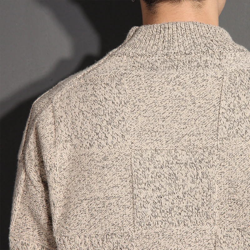 High Quality Men Cashmere Sweater Pullovers Casual Sweaters Men Large Size Outwear turtleneck Sweaters Winter Warm Sweaters