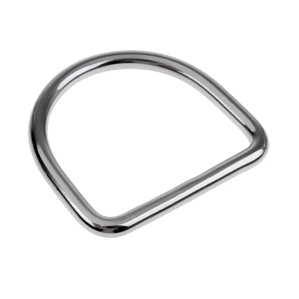 Scuba Diving Dive 316 Stainless Steel D Ring for 2''/5cm Weight Belt Webbing Harness Side Mount Gear Accessories
