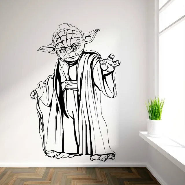 YODA STAR WARS vinyl wall art room sticker decal movie themed wall
