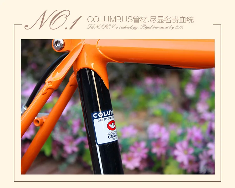 Cheap 700C road bike 27 speed bike retro bicycle CR-MO frame / fork city bike frame color / height can be customized Reynolds520 frame 12 Cheap 700C road bike 27 speed bike retro bicycle CR-MO frame / fork city bike frame color / height can be customized Reynolds520 frame 12