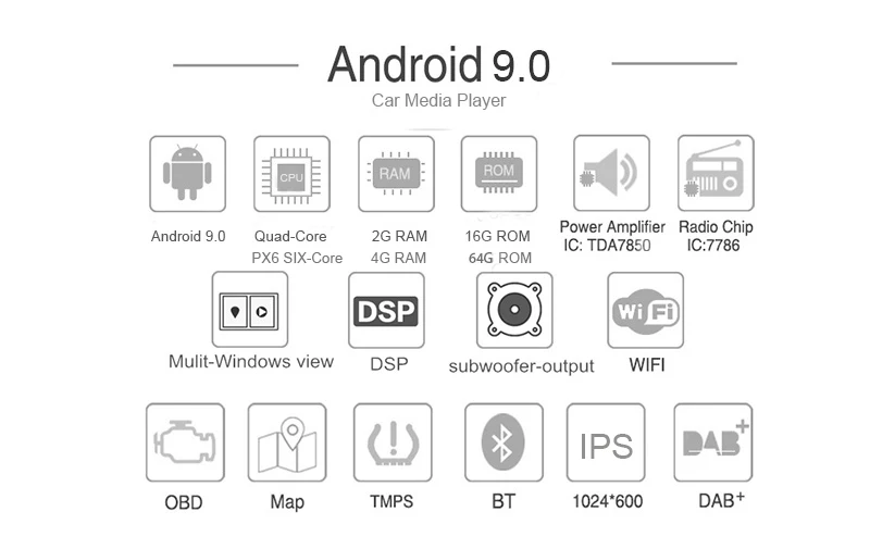 Perfect JSTMAX 10.2" Android 9.0 Car GPS Player for Peugeot 208&2008 2017 with Octa Core 4GB Ram Auto Radio Multimedia GPS NAVI 4