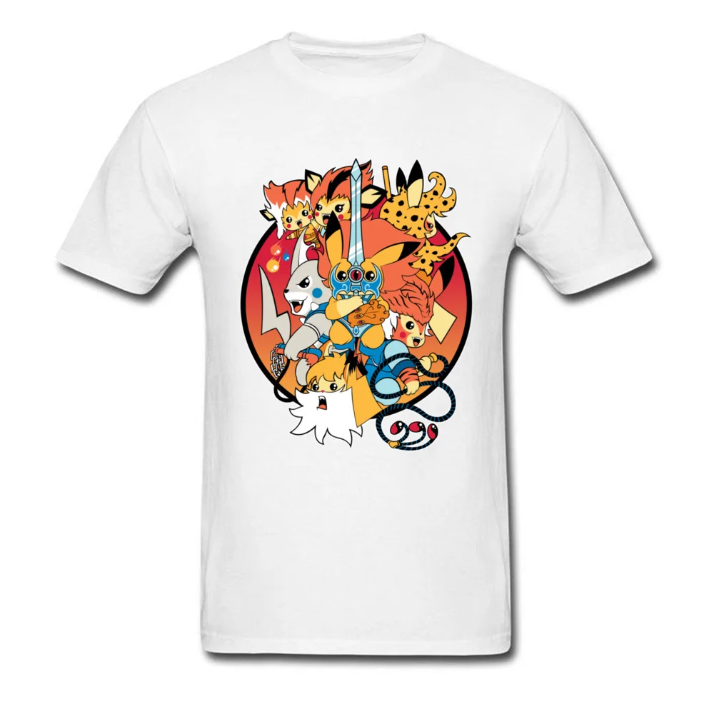 Lasting Charm Thundermice Hooooo Pokemon Sports T Shirt Men Pocket Monster Anime Tshirt Hip Hop Loose Streetwear