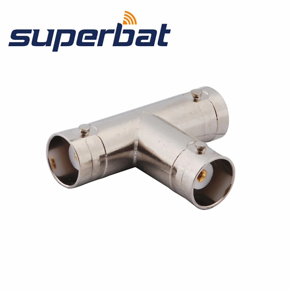 BNC Jack to Female RF Coaxial Connector Adapter for Electronics