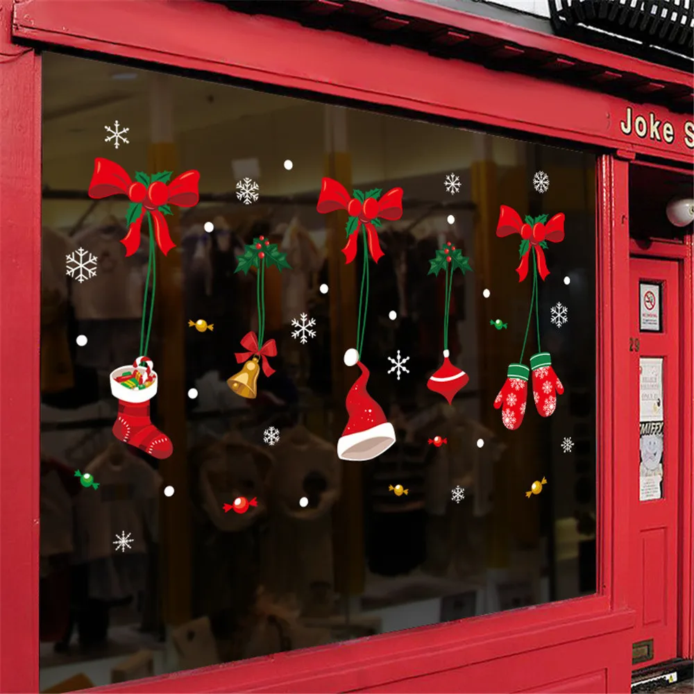 Christmas Decoration Wall Stickers for Window Snowflake Christmas
