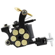 Besta Черная пуля 10 обертывание тату машина катушка татуировки пистолет для вкладышей и шейдеров профессиональное оборудование для татуировки на продажу