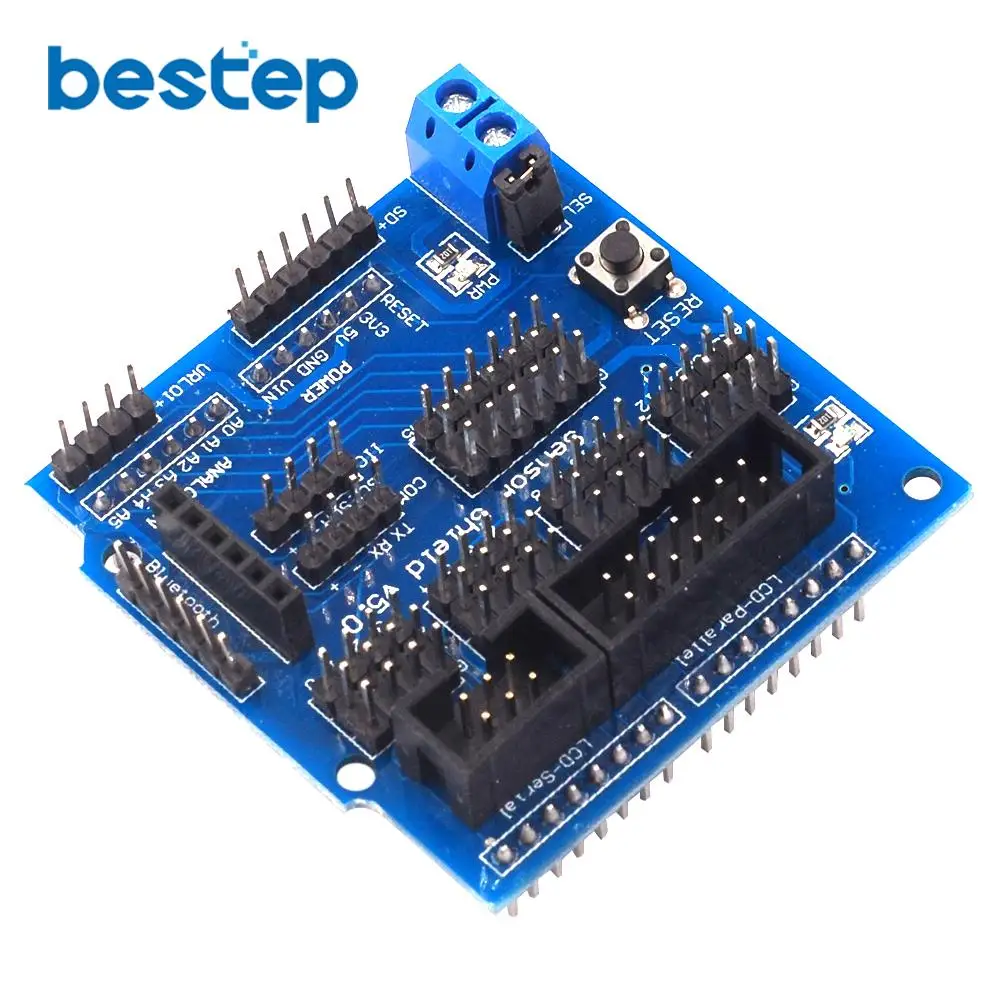 

V5.0 Sensor Shield expansion board for arduino electronic building blocks robot accessories Sensor Shield V5 expansion board