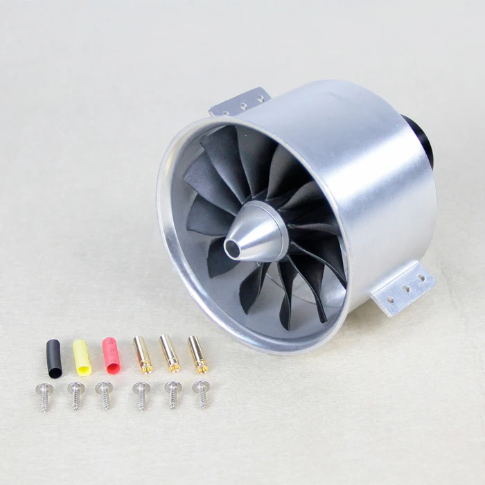 Freewing 90mm metal tube ducted Fan 12 Blades with inner runner motor