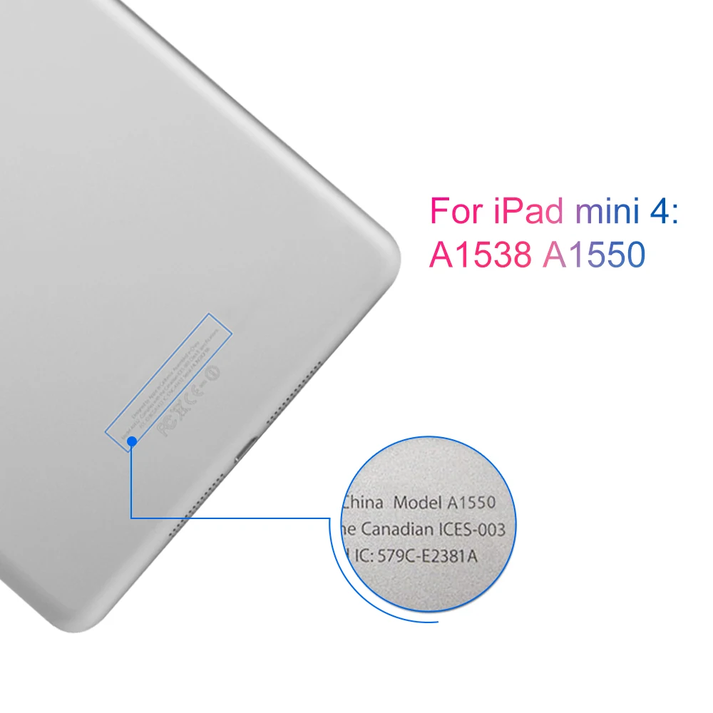 AAA+ экран для iPad Mini 4 Mini4 A1538 A1550 сенсорный дигитайзер сменная матрица ЖК-дисплея без кнопки Home 7,9 дюймов